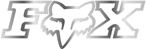 FOX F-Head X TDC 28 sticker Oro Plata un tamaño