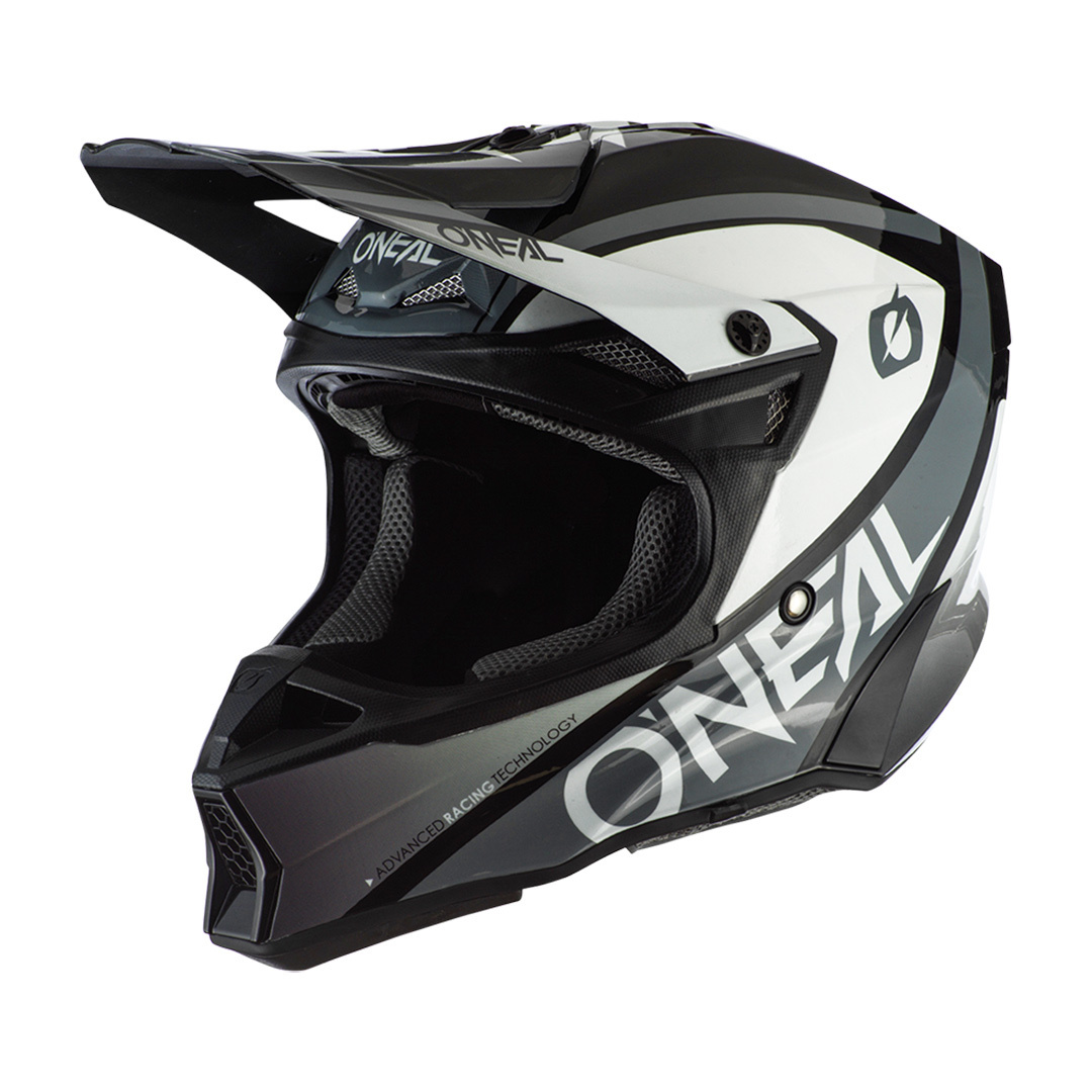 Oneal 10Series Hyperlite Core Casque Motocross Noir Gris XL
