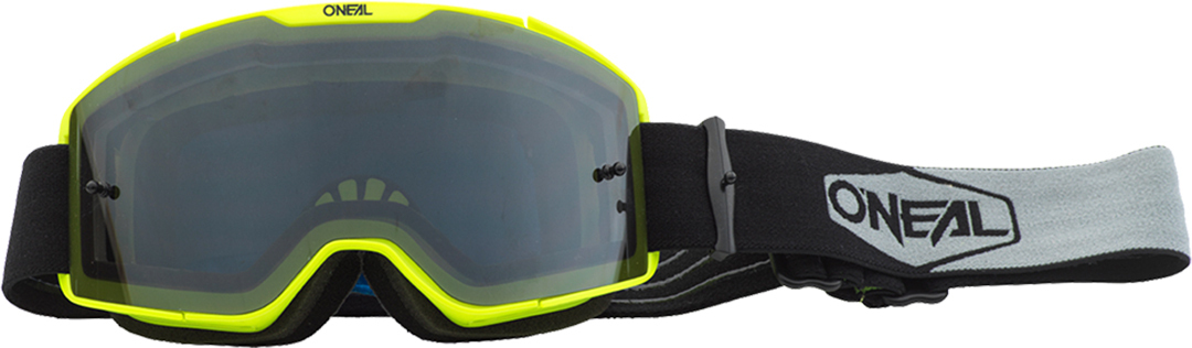 Oneal B-20 Plain Lunettes Motocross Noir Jaune