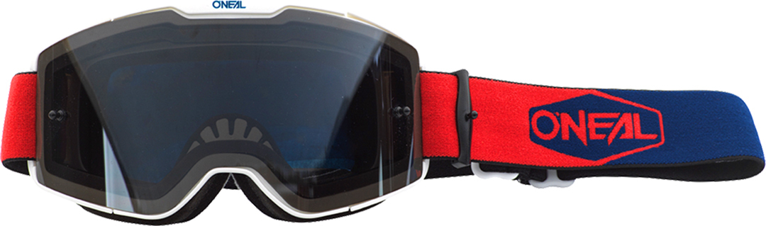 Oneal B-20 Plain Lunettes Motocross Rouge
