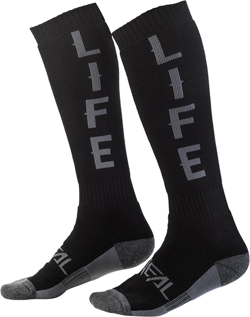 Oneal Pro Ride Life Chaussettes Motocross Noir Gris unique taille