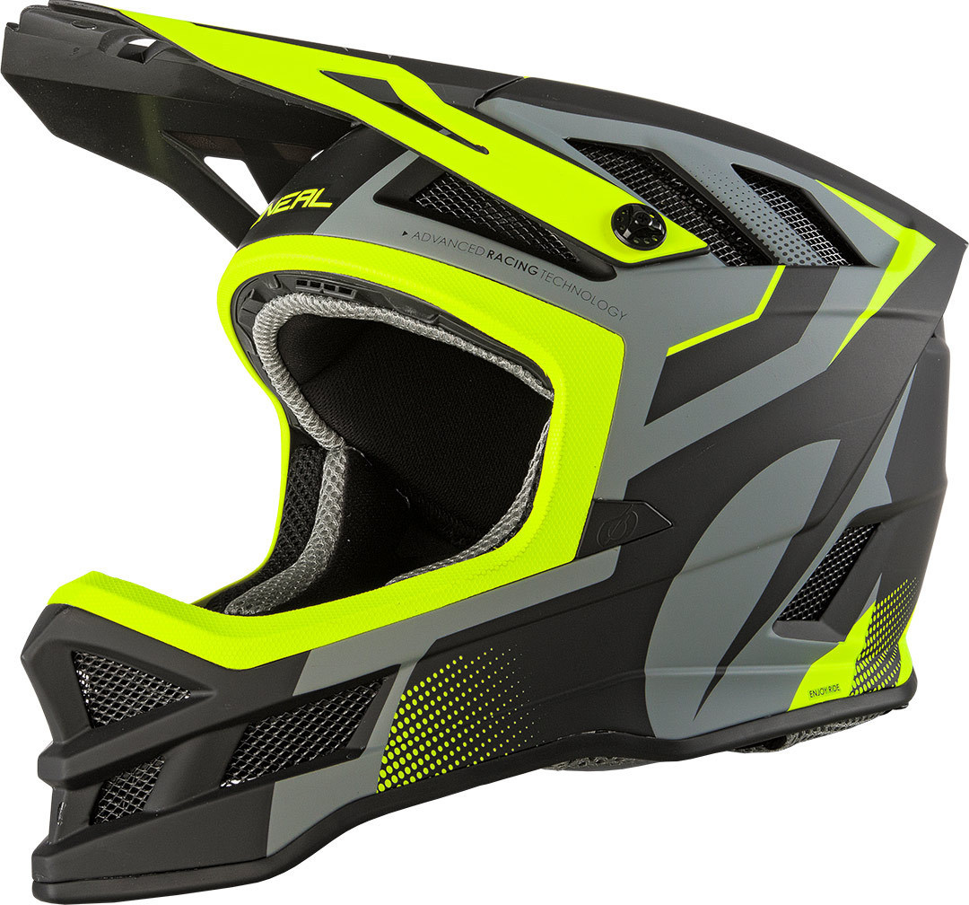 Oneal Blade Hyperlite Oxyd IPX Casque de descente Noir Jaune L