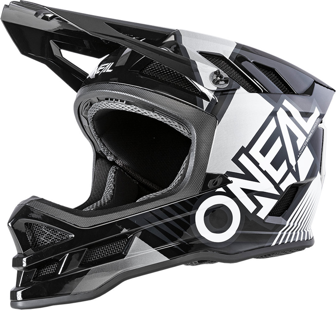 Oneal Blade Polyacrylite Delta Casque de descente Noir Blanc L