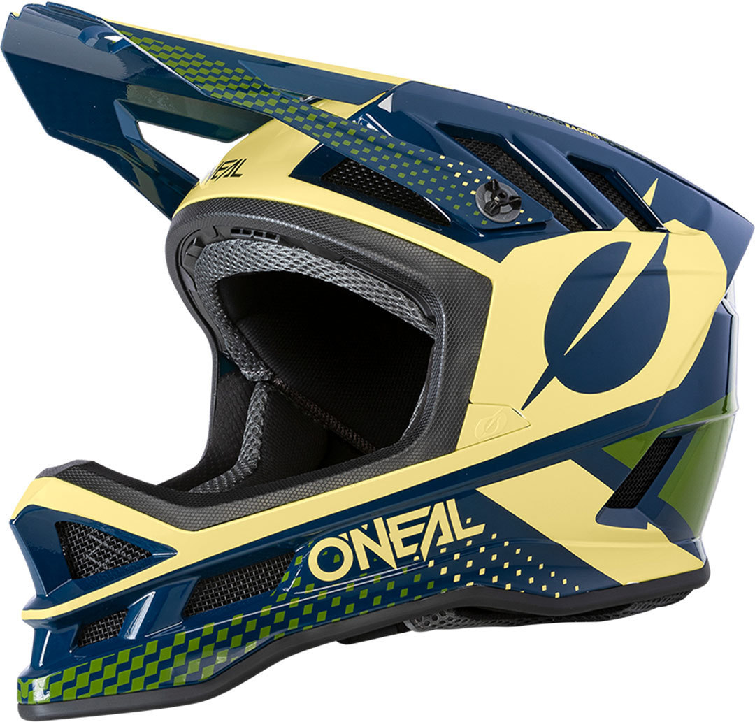 Oneal Blade Polyacrylite ACE Casque de descente Vert Bleu S