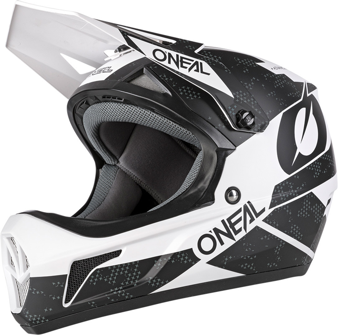 Oneal Sonus Deft Casque de descente Noir Blanc L