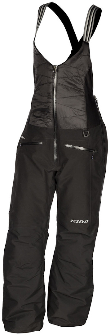 Klim Allure Bib de motoneige de dames Noir L