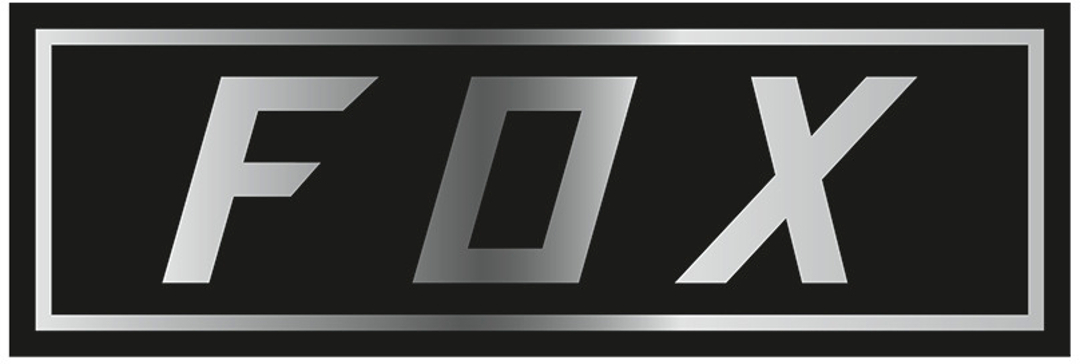 FOX Bumper autocollant unique taille