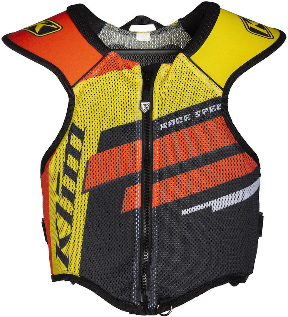Klim Tek Veste protectrice Noir Orange L