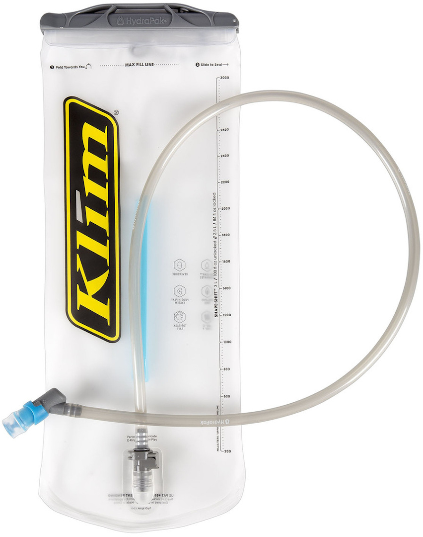 Klim Hydrapak Shape-Shift 3l Pack d'hydratation Blanc unique taille