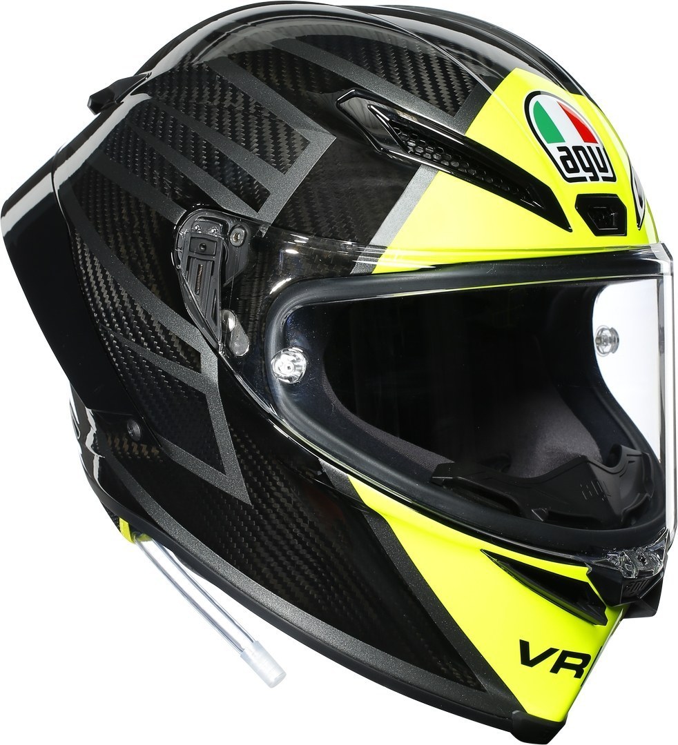 AGV Pista GP RR Essenza 46 Carbon Casque Noir Jaune S