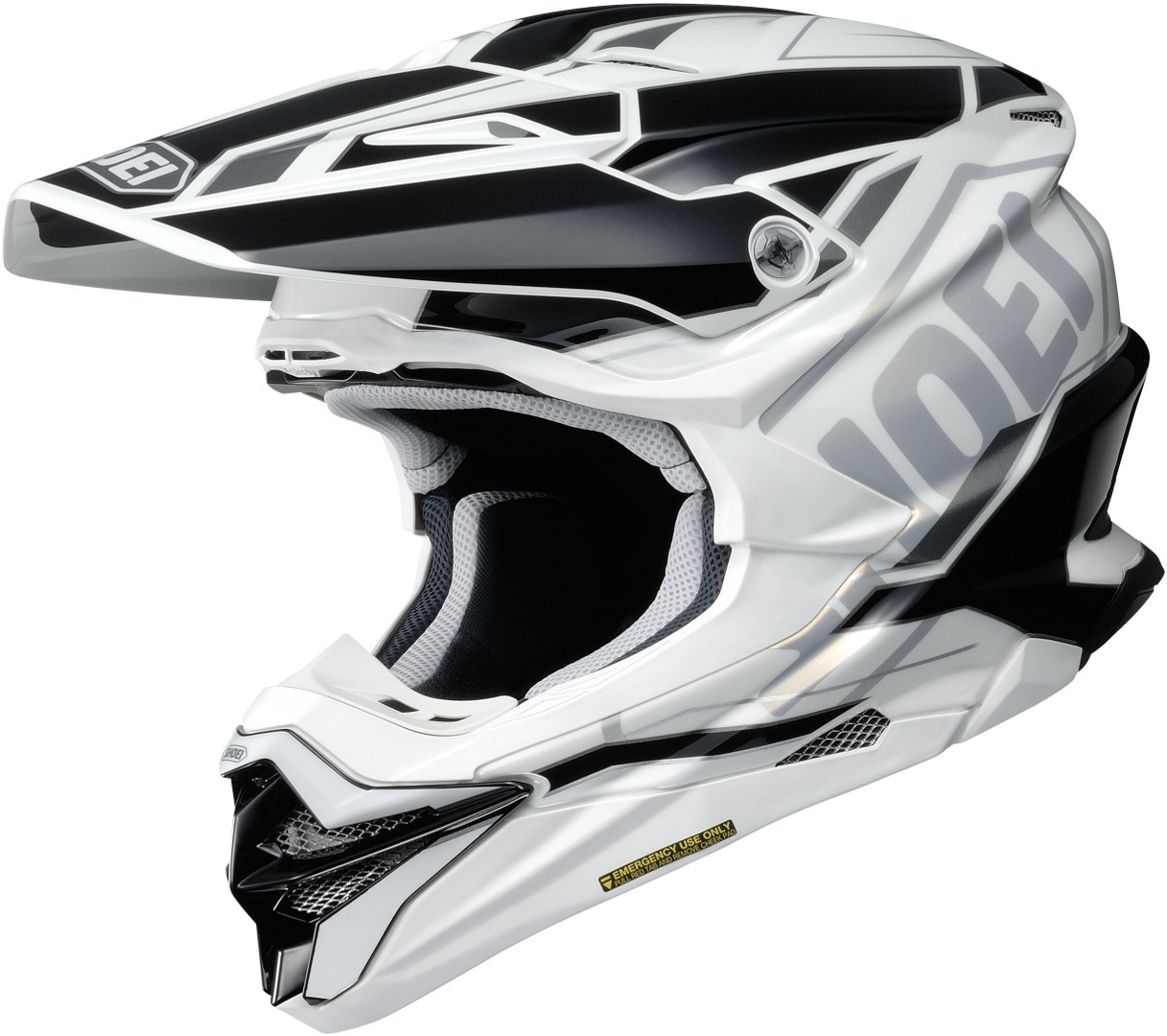 Shoei VFX-WR Allegiant Casque Motocross Noir Blanc M