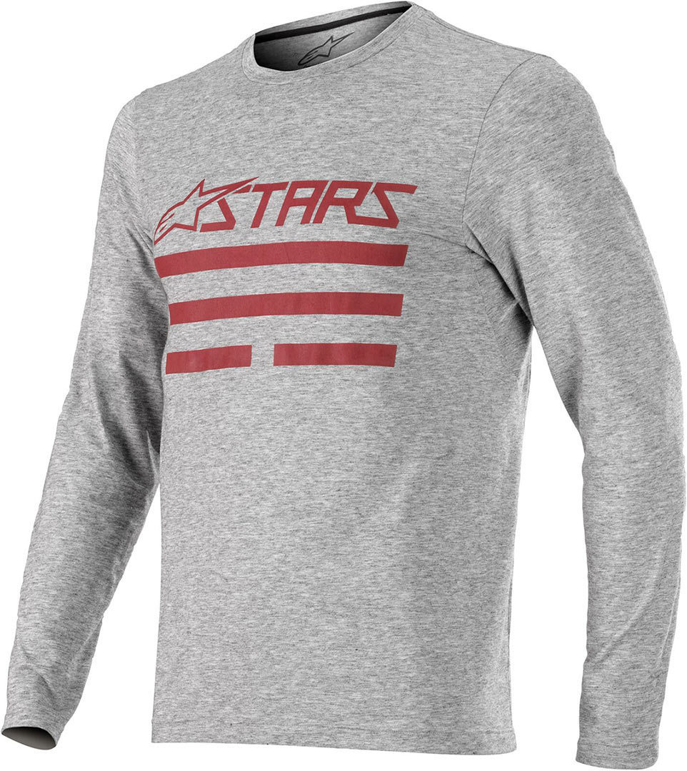 Alpinestars Merino LS Maillot de vélo Gris Rouge L
