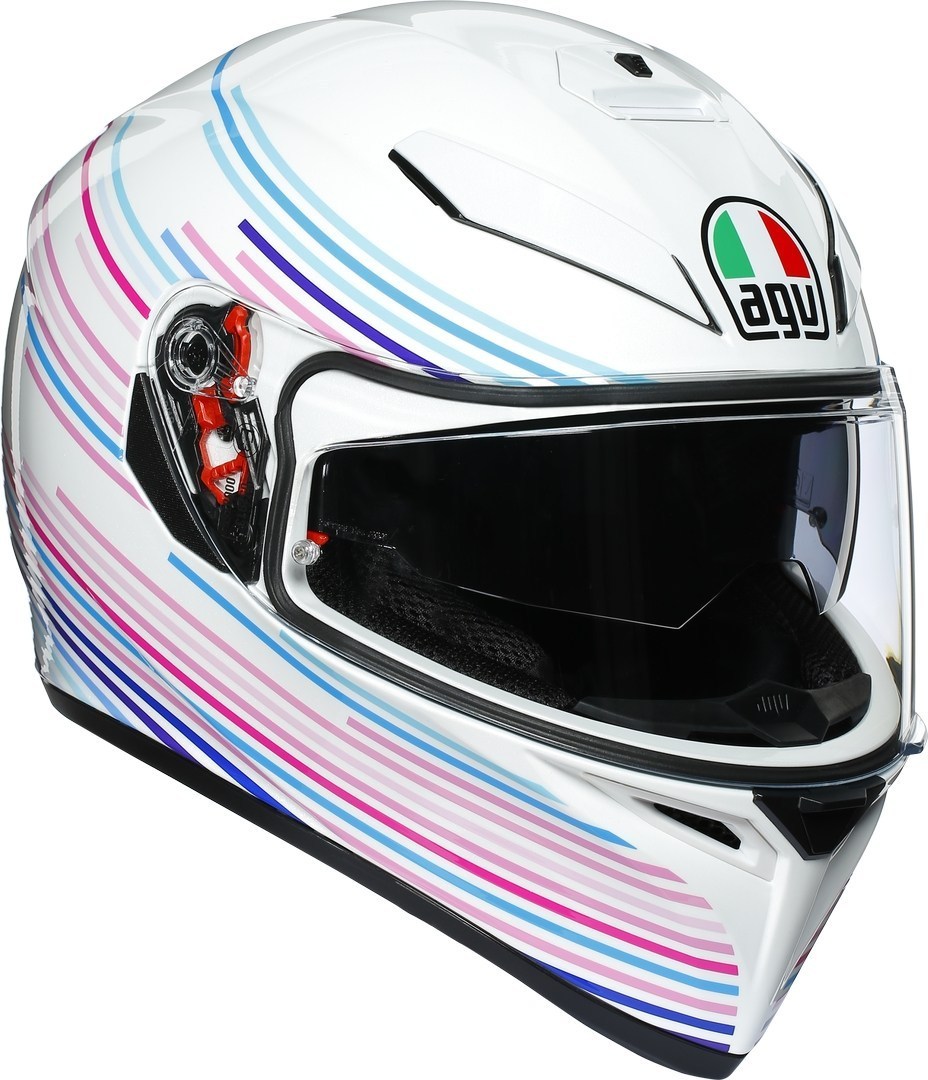 AGV K-3 SV Sakura casque Blanc Rose S