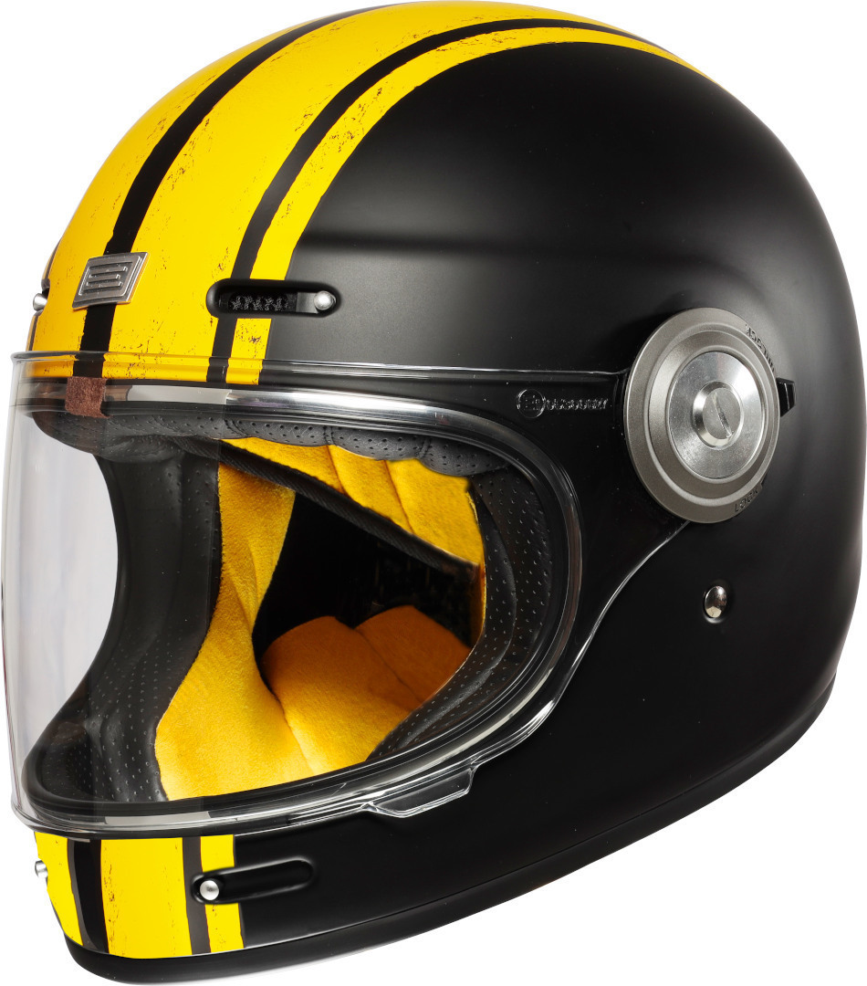 Origine Vega Custom casque Noir Jaune XL