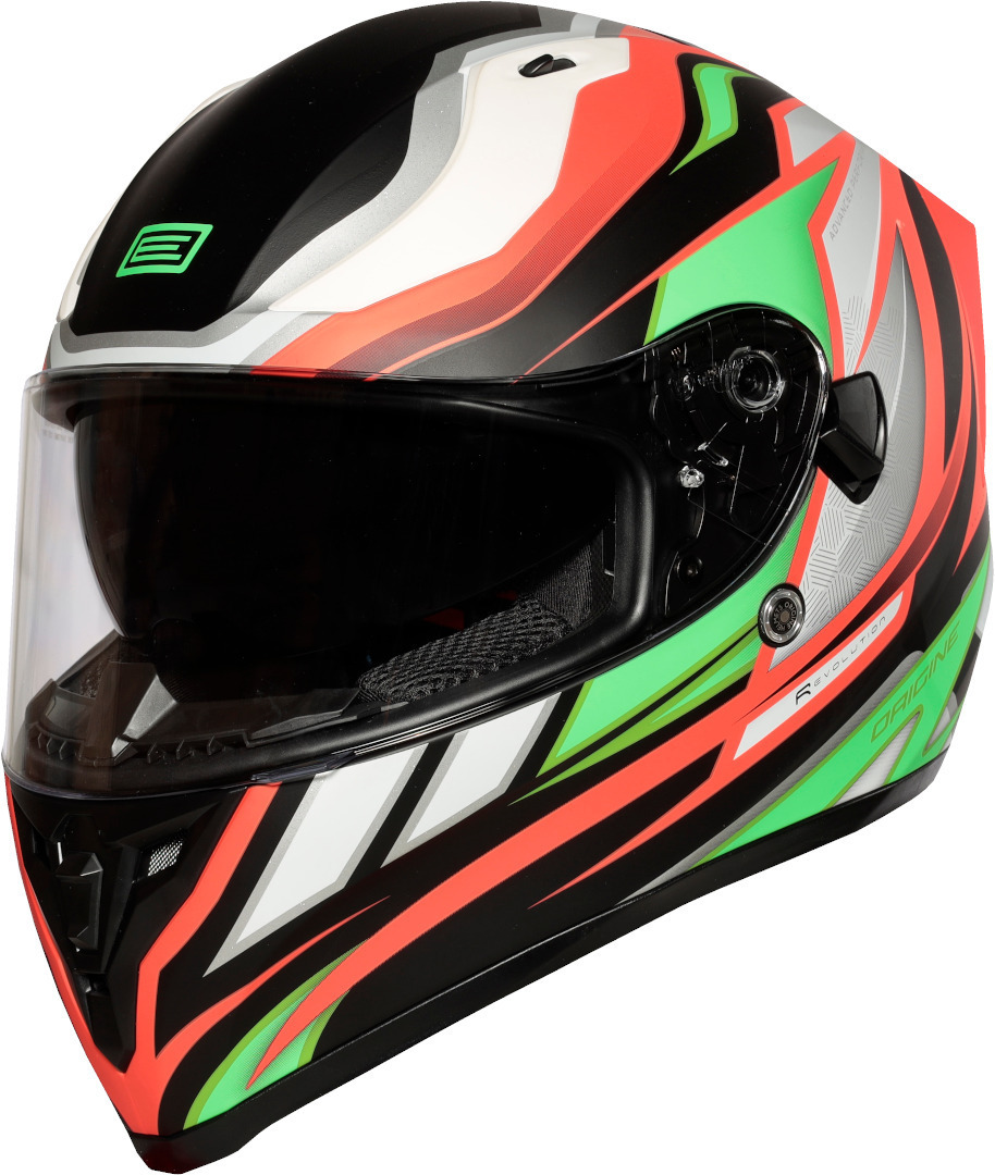 Origine Strada Revolution casque Noir Rouge Vert L