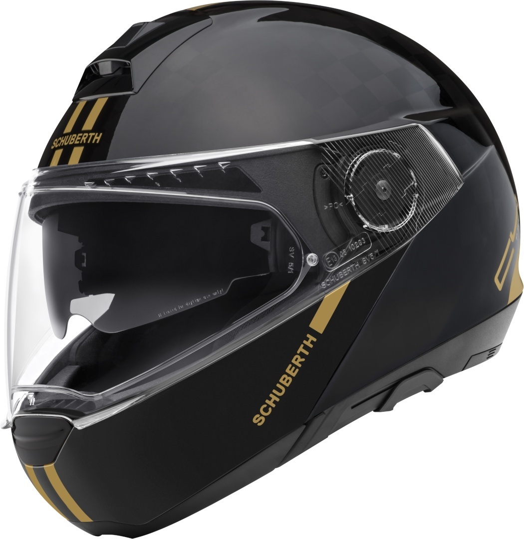 Schuberth C4 Pro Fusion Gold Limited Edition Carbon casque Noir Or S