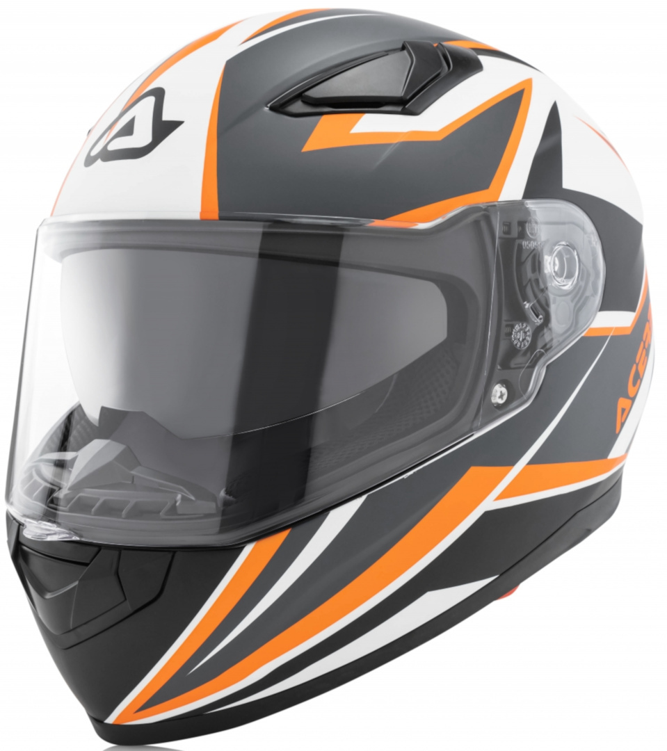 Acerbis Full Face X-Street casque Blanc Orange L