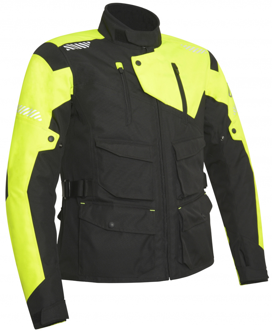 Acerbis Discovery Safary Veste textile de moto Noir Jaune M
