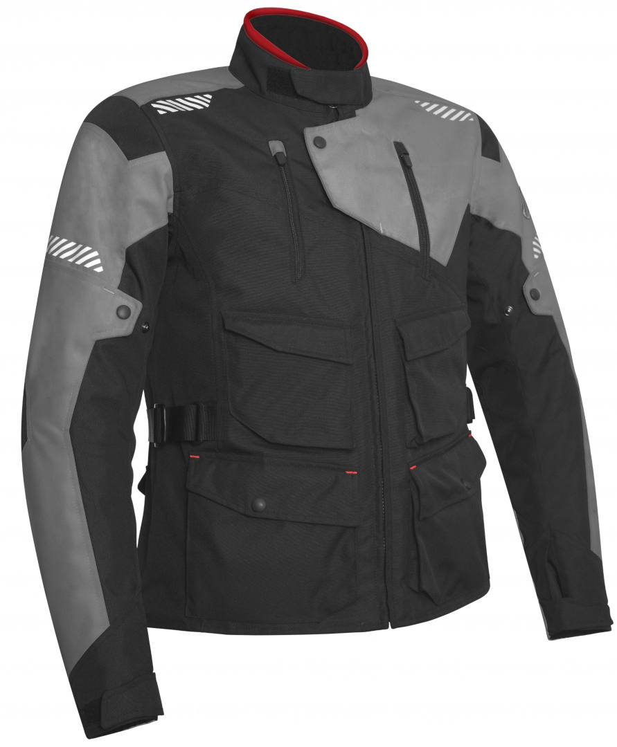 Acerbis Discovery Safary Veste textile de moto Noir Gris XL