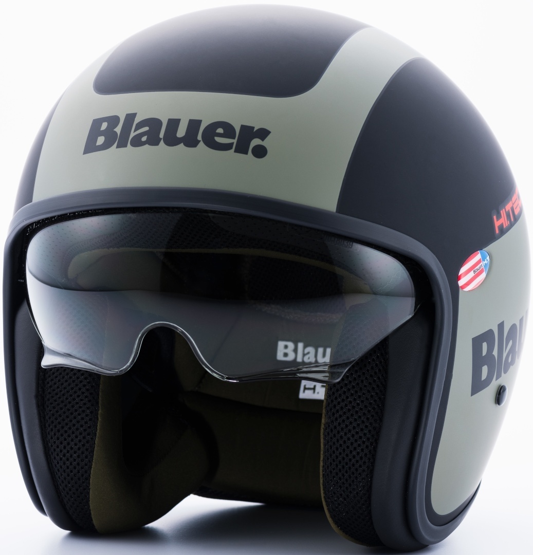 Blauer Pilot 1.1 Graphic G Limited Edition Casque Jet Noir Vert XS