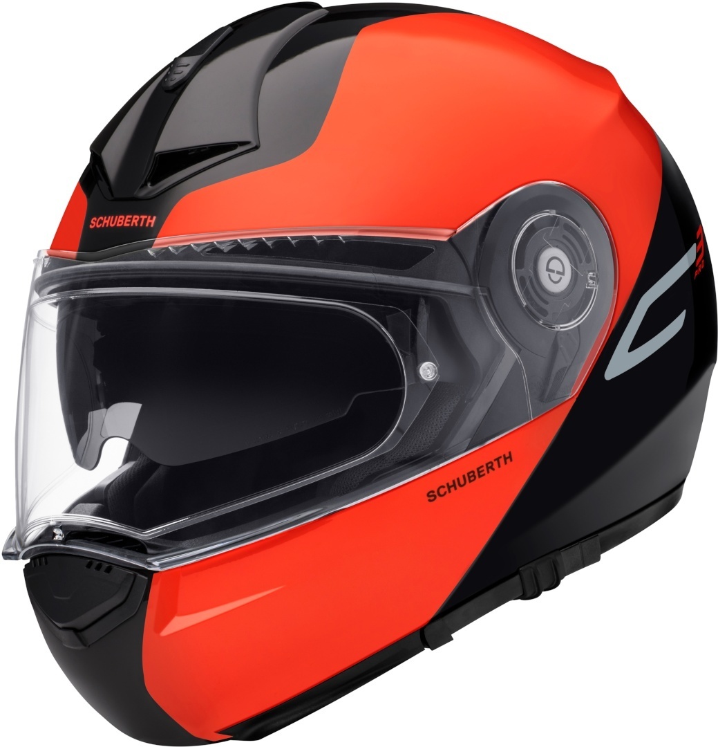 Schuberth C3 Pro Split casque Noir Orange M