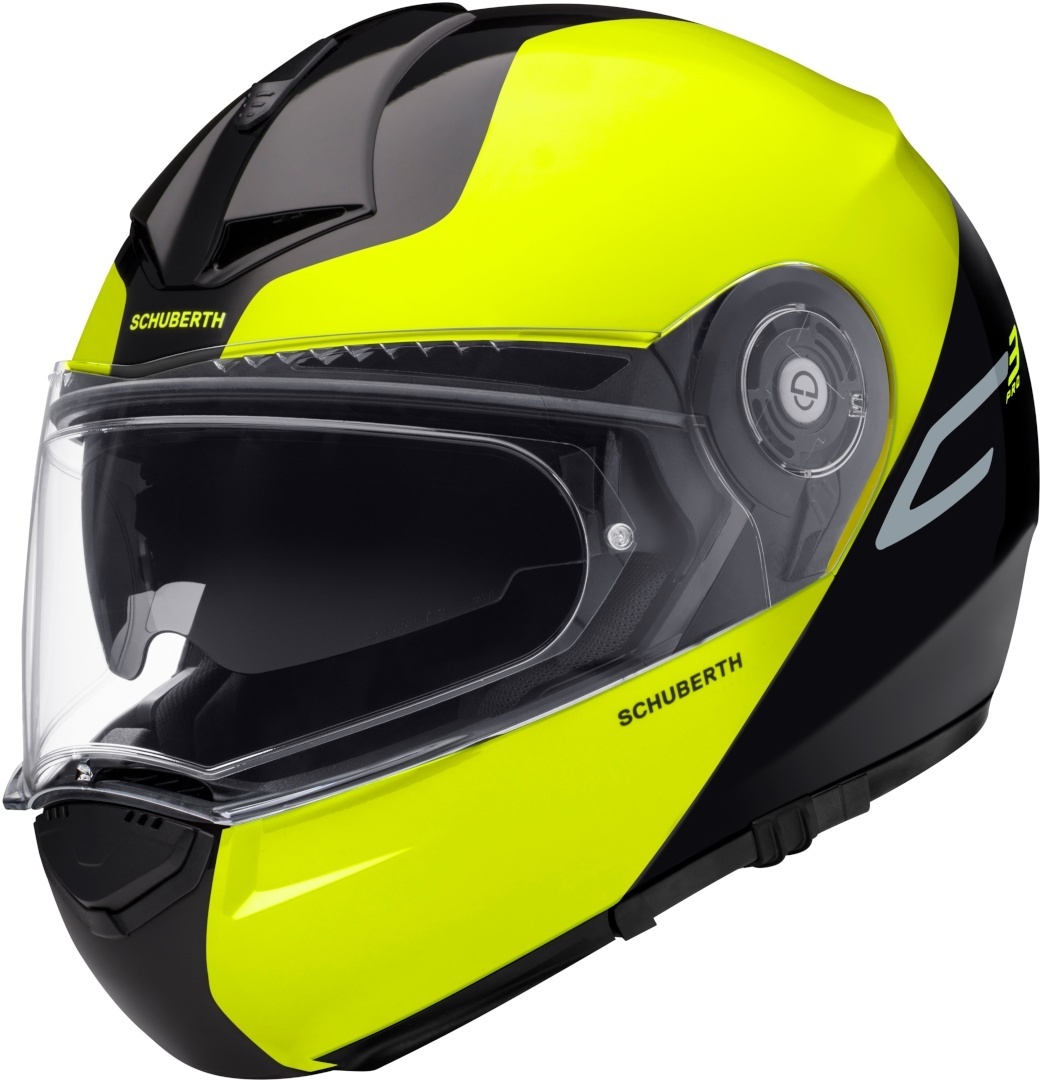 Image of Schuberth C3 Pro Split casque Noir Jaune 2XL