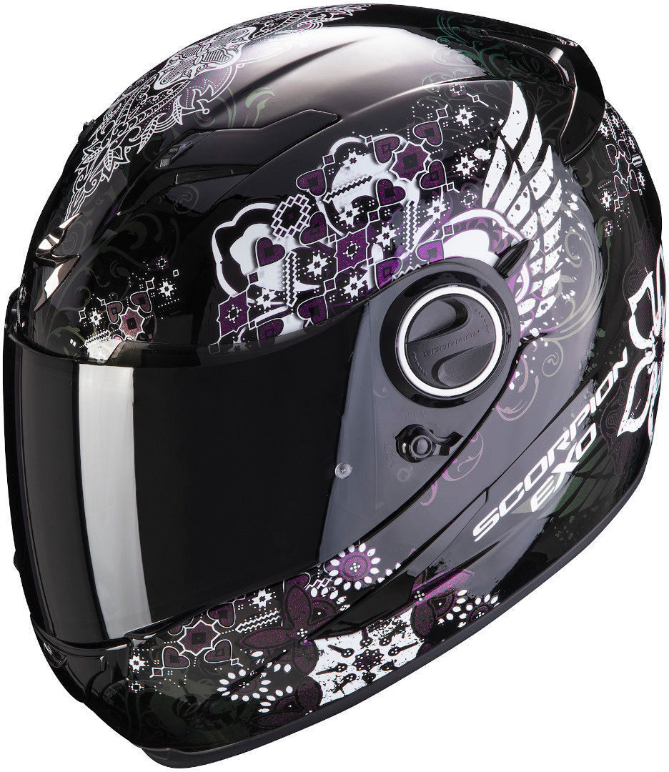 Scorpion EXO 490 Divina casque Noir Pourpre XS