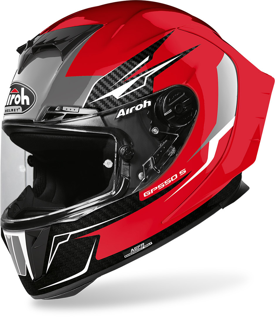 Airoh GP550S Venom casque Noir Rouge S