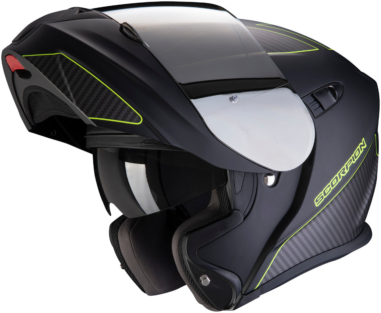 Scorpion EXO 920 Flux casque Noir Jaune XS 54 55