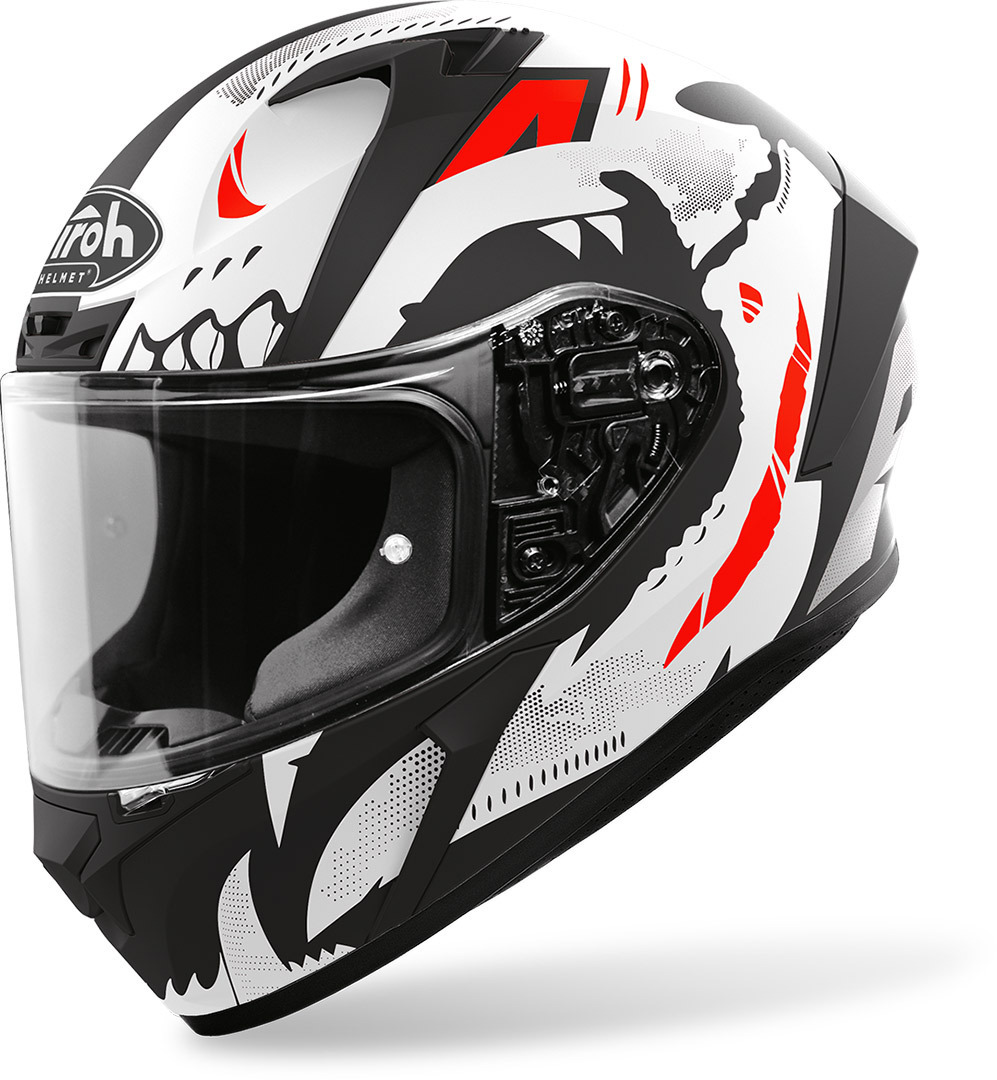 Airoh Valor Nexy casque Noir Blanc Rouge XS
