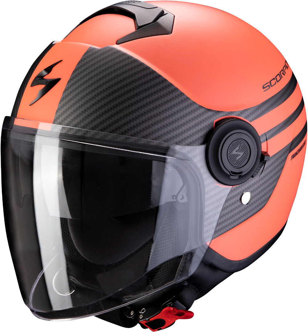 Scorpion Exo City Moda Casque Jet Rouge XS 54 55
