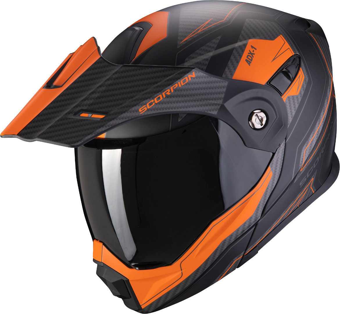 Image of Scorpion ADX-1 Tucson Casque de motocross Noir Orange 2XL