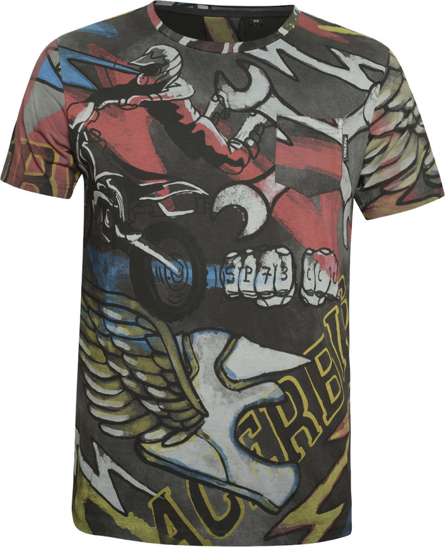 Acerbis Paint SP Club T-Shirt Noir Gris M
