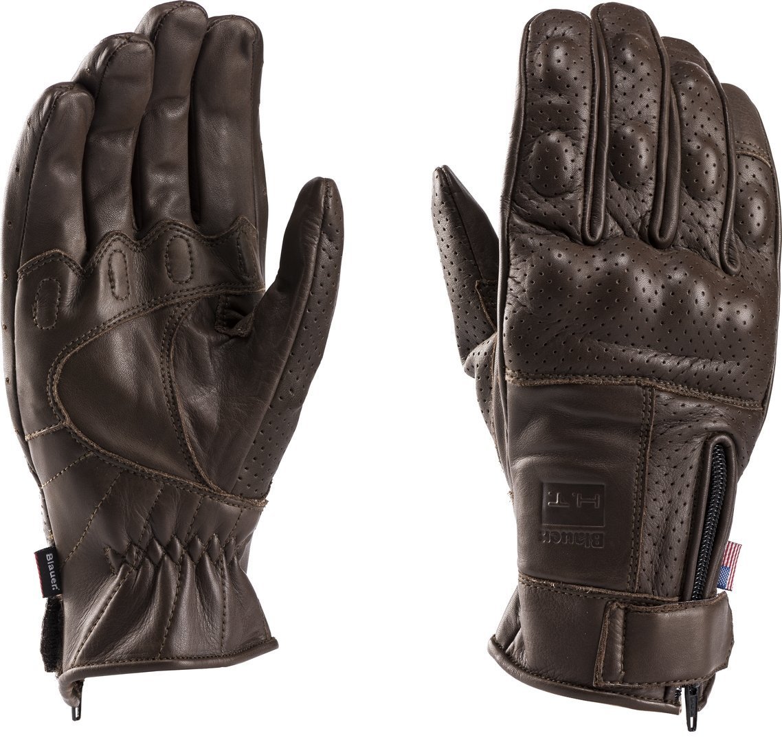 Blauer Combo Gants de moto Brun XS