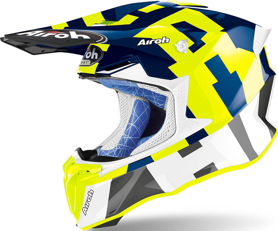 Airoh Twist 2.0 Frame Casque Motocross Bleu S