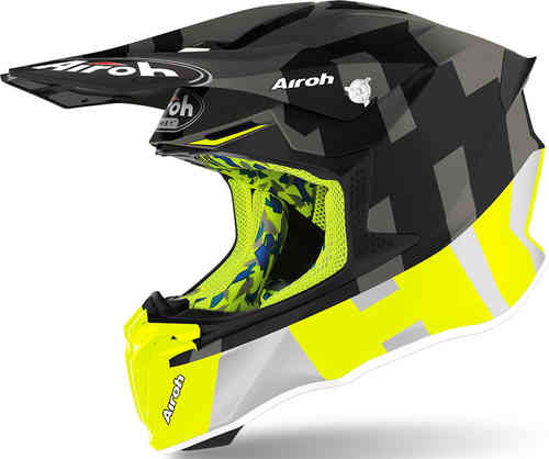 Airoh Twist 2.0 Frame Casco de Motocross Negro Gris XL
