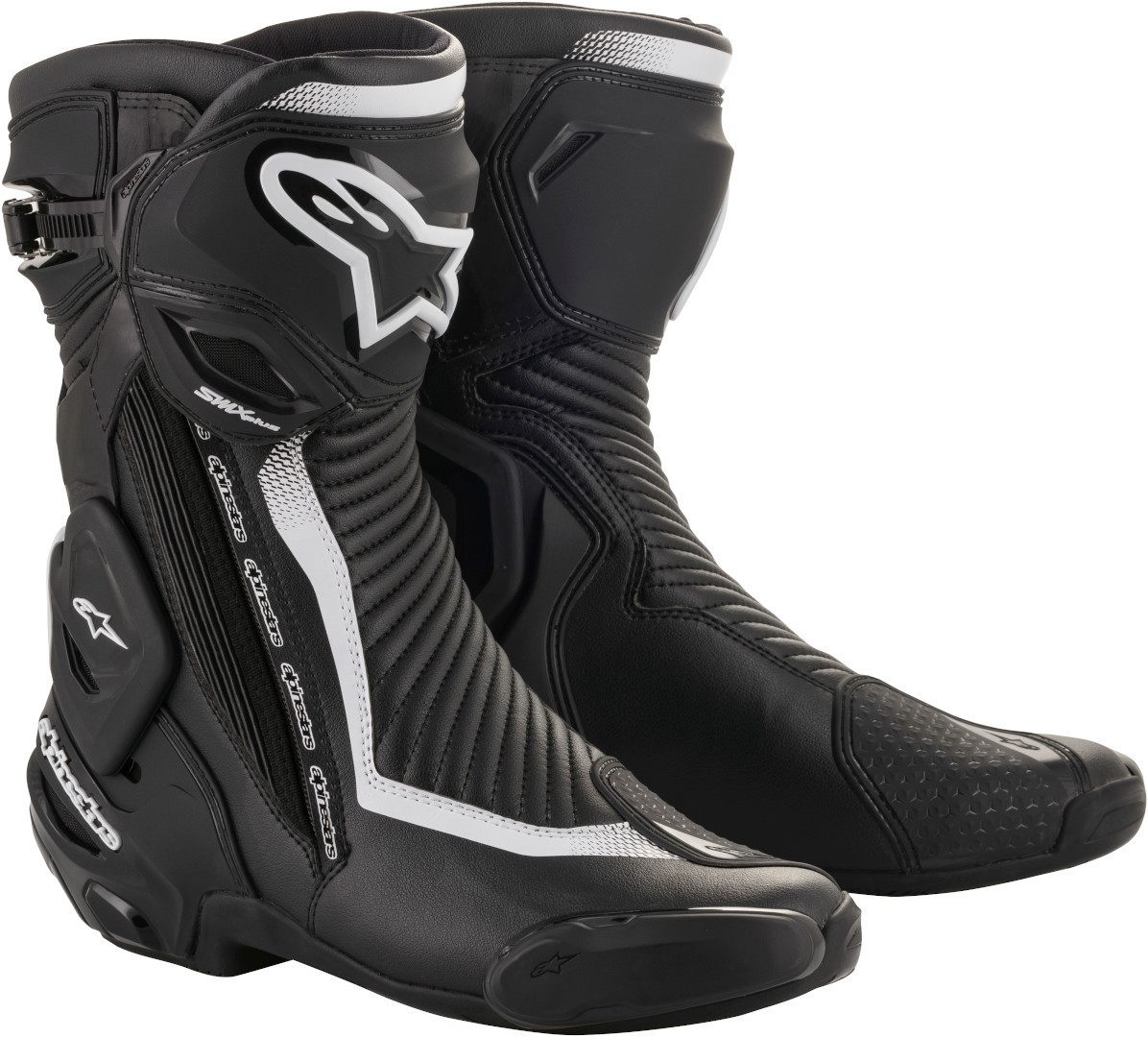 Alpinestars Stella SMX Plus V2 Bottes de moto de dames Noir Blanc 36