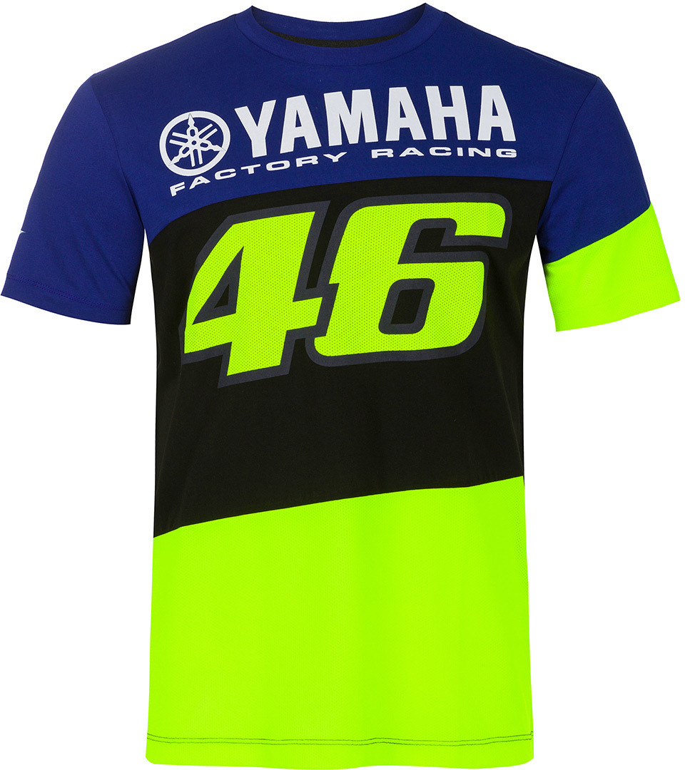 VR46 Yamaha Factory Racing T-Shirt Noir Bleu XS