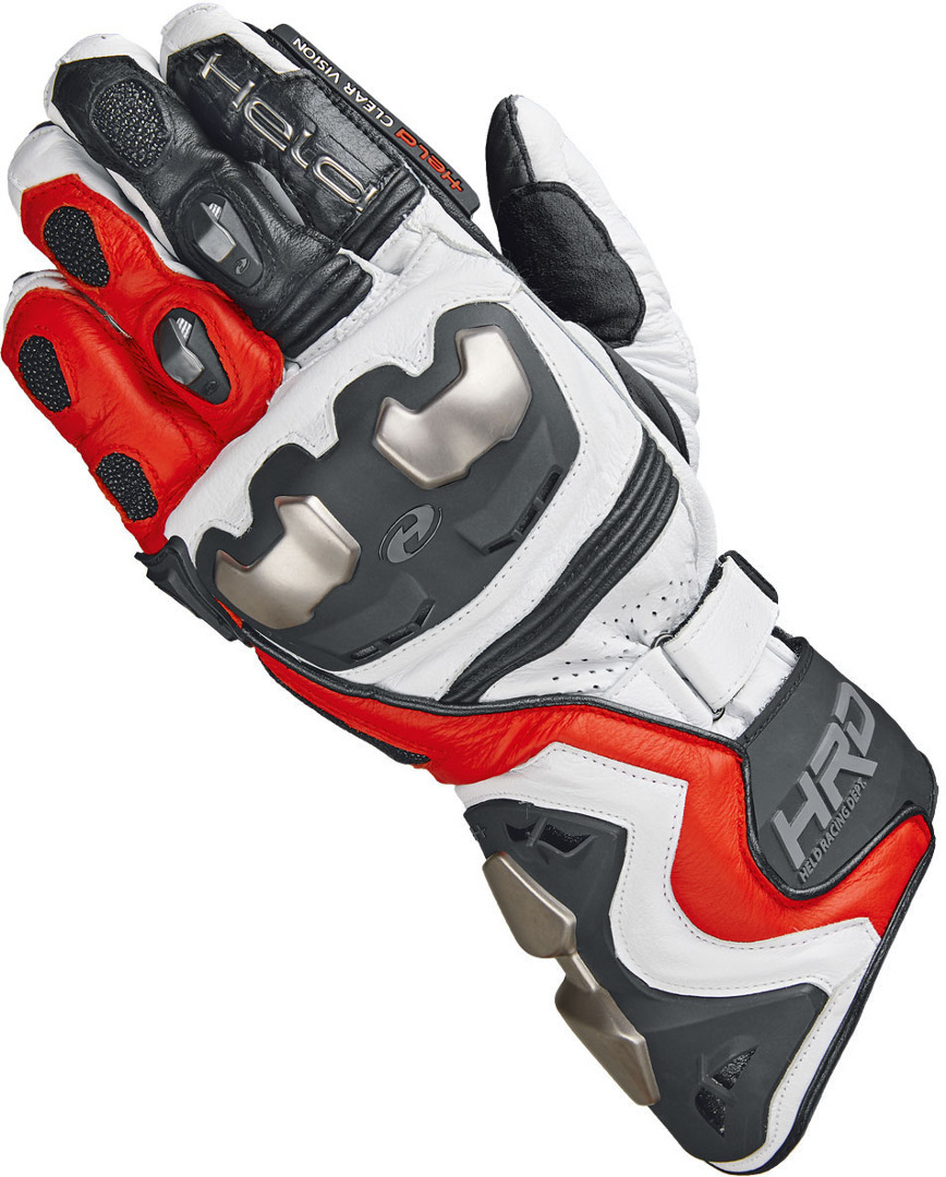 Held Titan RR Gants de moto Blanc Rouge S L