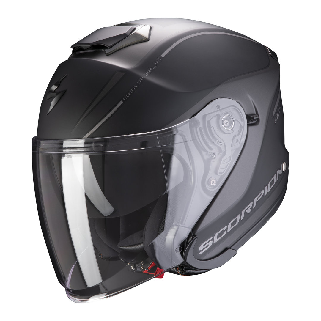 Scorpion EXO-S1 Shadow Casque Jet Noir Argent XS 54 55