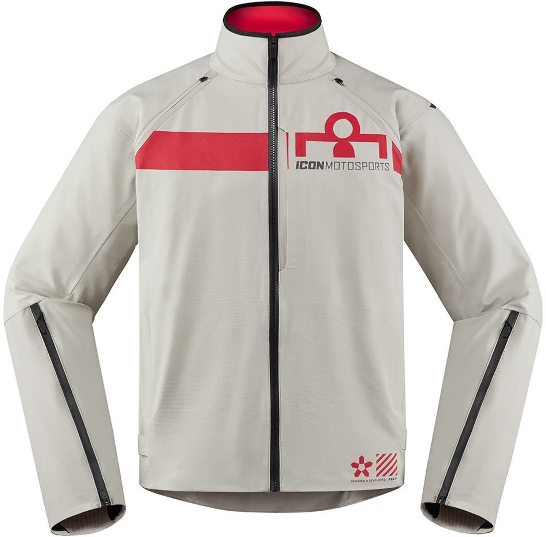 Icon Tarmac2 Veste textile de moto Gris 3XL