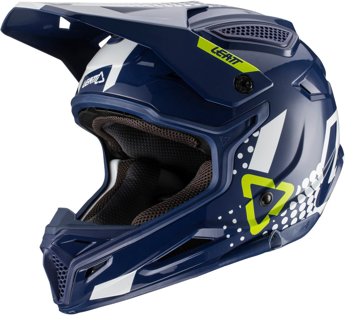 Leatt GPX 4.5 V20.2 Casque Motocross Blanc Turquoise Bleu S