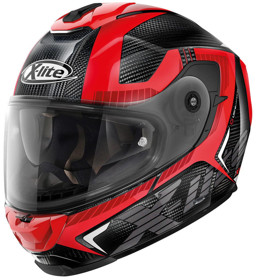 X-Lite X-903 Ultra-Carbon Evocator N-Com casque Rouge M
