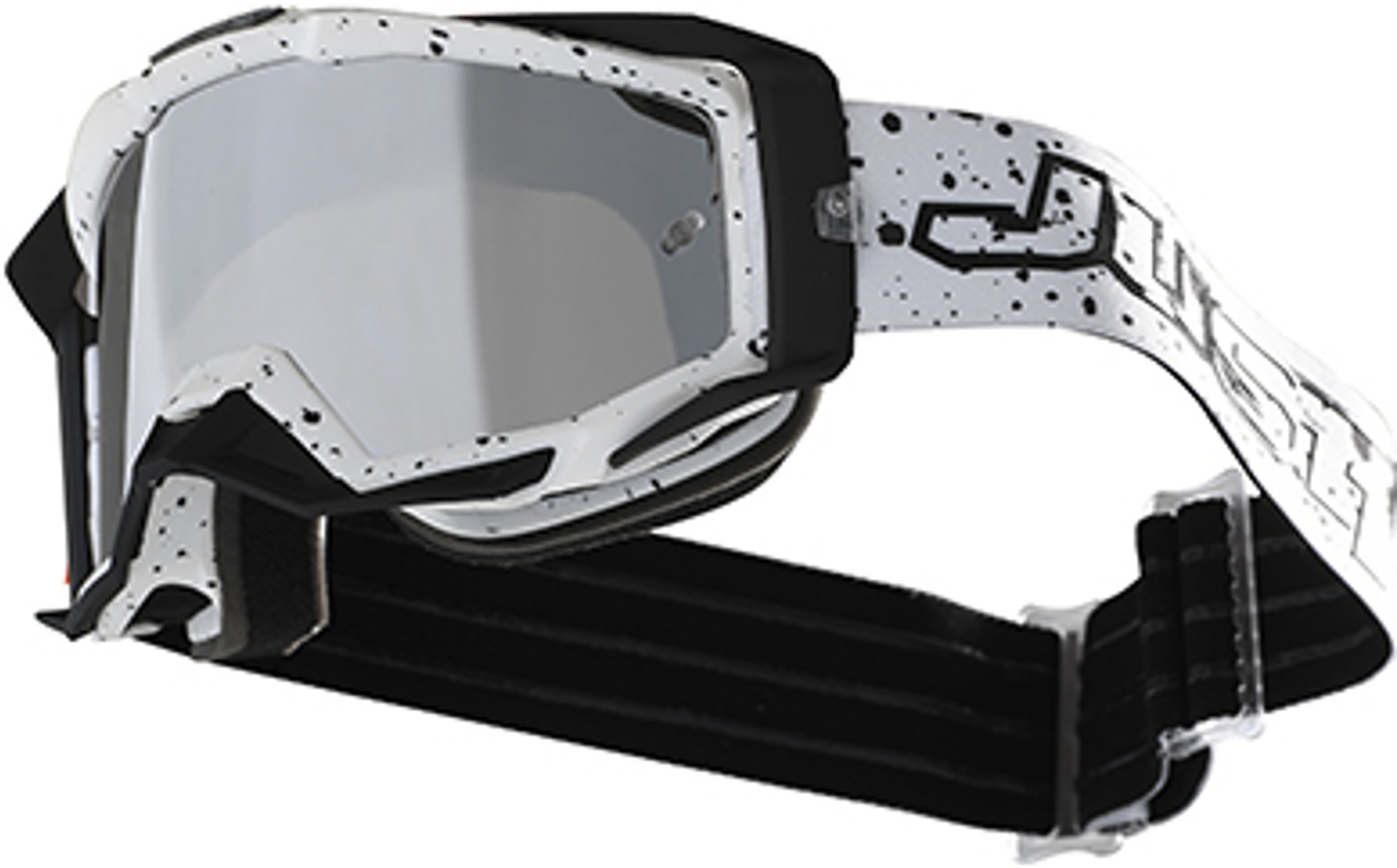 Just1 Iris Ink Lunettes Motocross Blanc unique taille