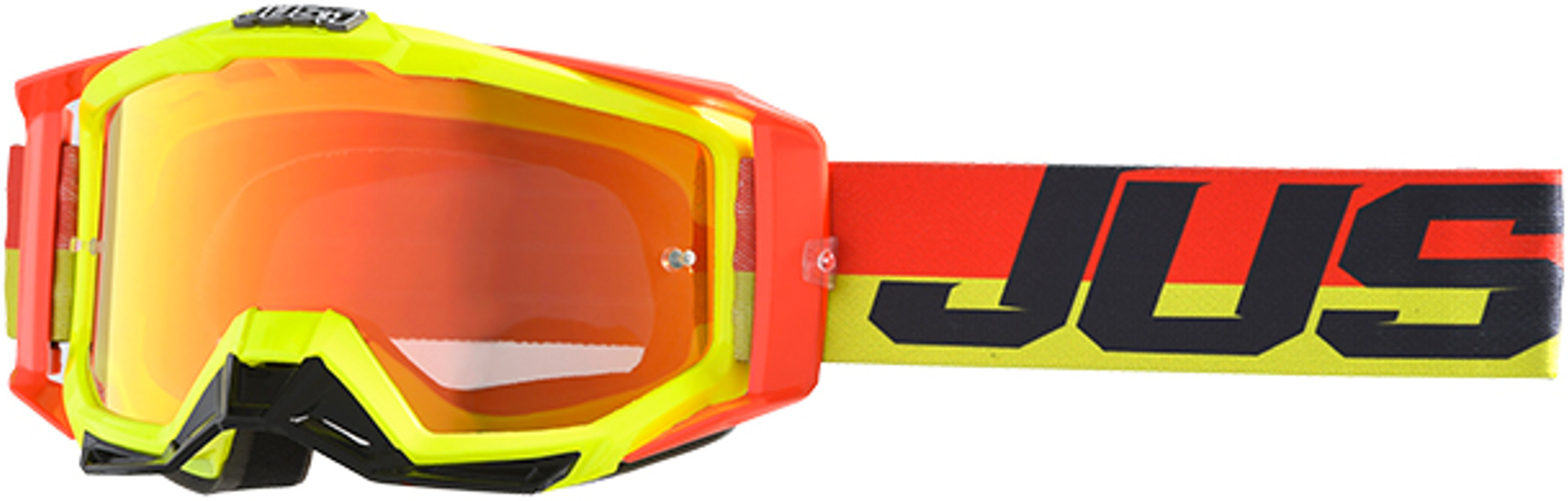 Just1 Iris Twist Lunettes Motocross Jaune unique taille