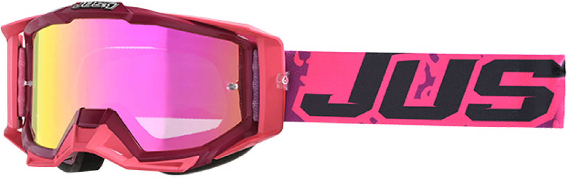 Just1 Iris Leopard Lunettes Motocross Rose unique taille