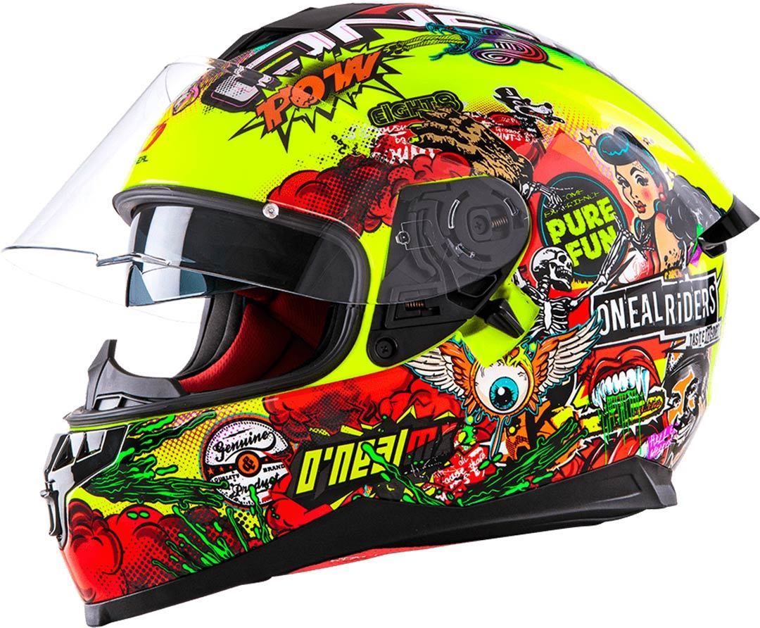 Image of Casque O'Neal CHALLENGER - CRANK - NEON YELLOW GLOSSY
