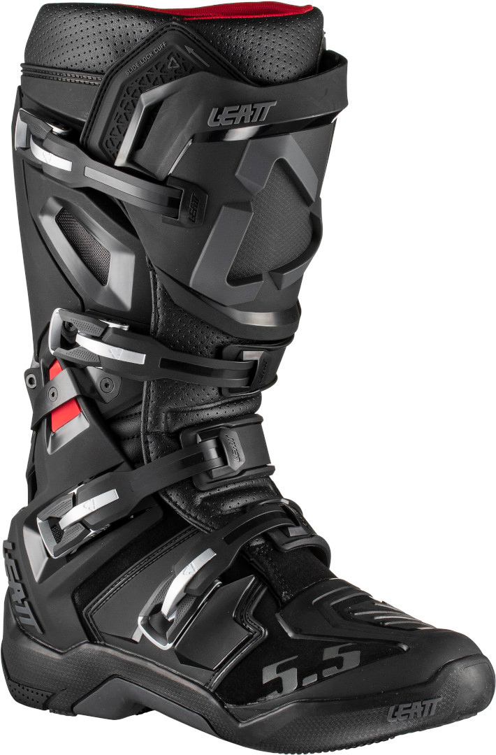 Image of Bottes cross Leatt GPX 5.5 FLEXLOCK - BLACK 2022