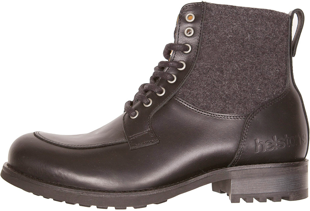 Helstons Oxford Bottes de moto Noir Gris 39