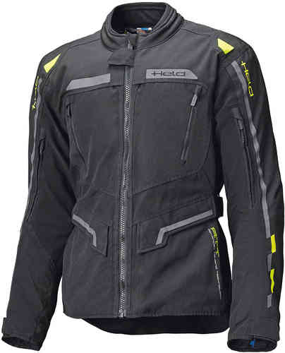 Held Traveller Top Chaqueta textil para motocicletas Negro Amarillo M